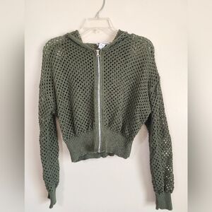 Olive Green Women's Knit Sweater